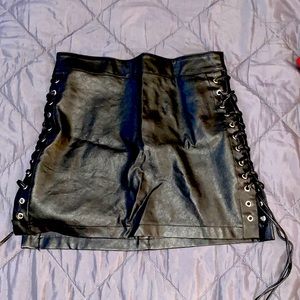 Leather Skirt, Size Small, good condition